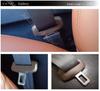 Genuine Leather Seat Belt Cover for Toyota Crown 35 Series, Scratch Resistant, Noise Prevention,