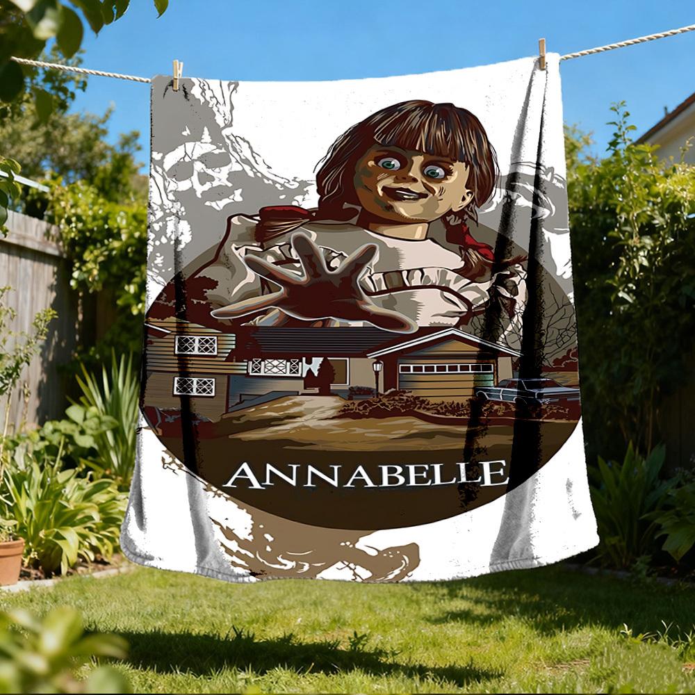 

1pc Annabelle, Creation Outdoor Soft Blanket Ultra Plush, Warm, Versatile, and Easy Care for Camping, and 80x120cm