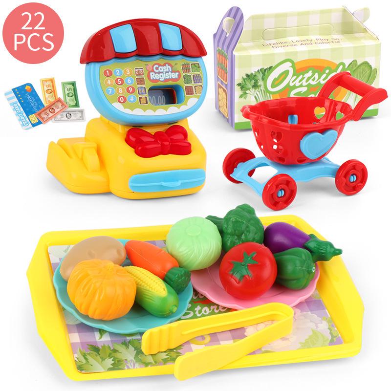 Children s Multi-functional Cash Register Toy for Role Play and Learning