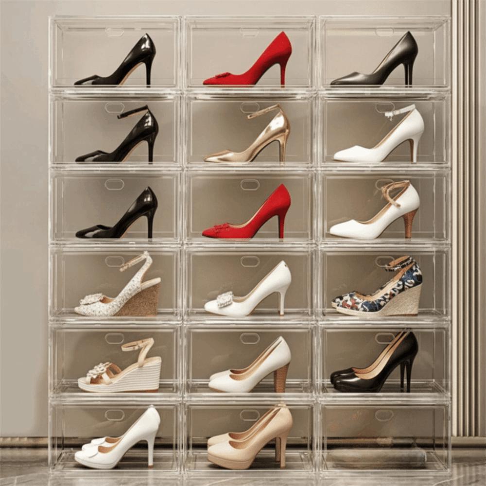 Dust-proof Shoes Storage Box Plastic Sport Shoe Display Case Model Display Box For Home