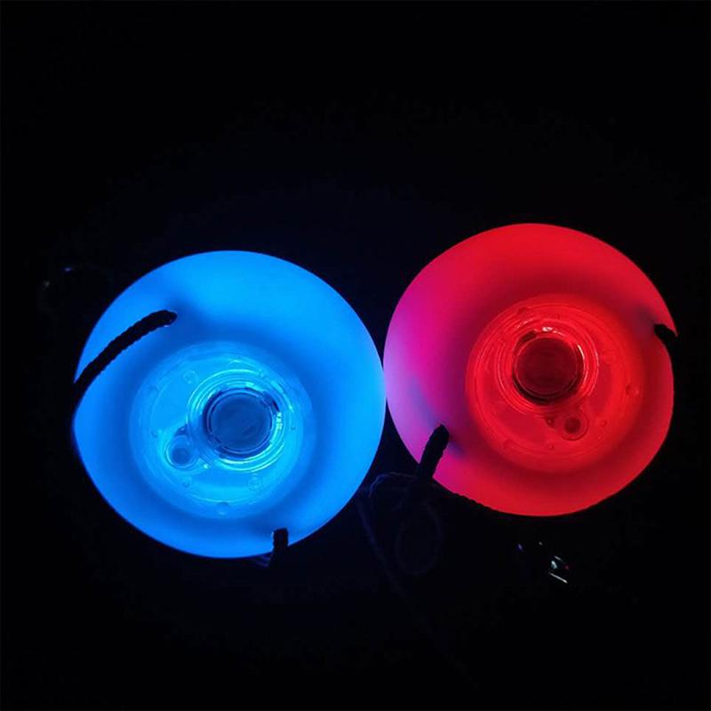 Led Hand Balls Poi Thrown Professional Belly Dance Props Waterproof Xmas