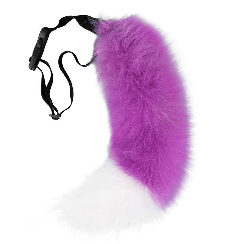Plush Fox Tail Cosplay Prop Anime Costume Party Adult Roleplay Accessory