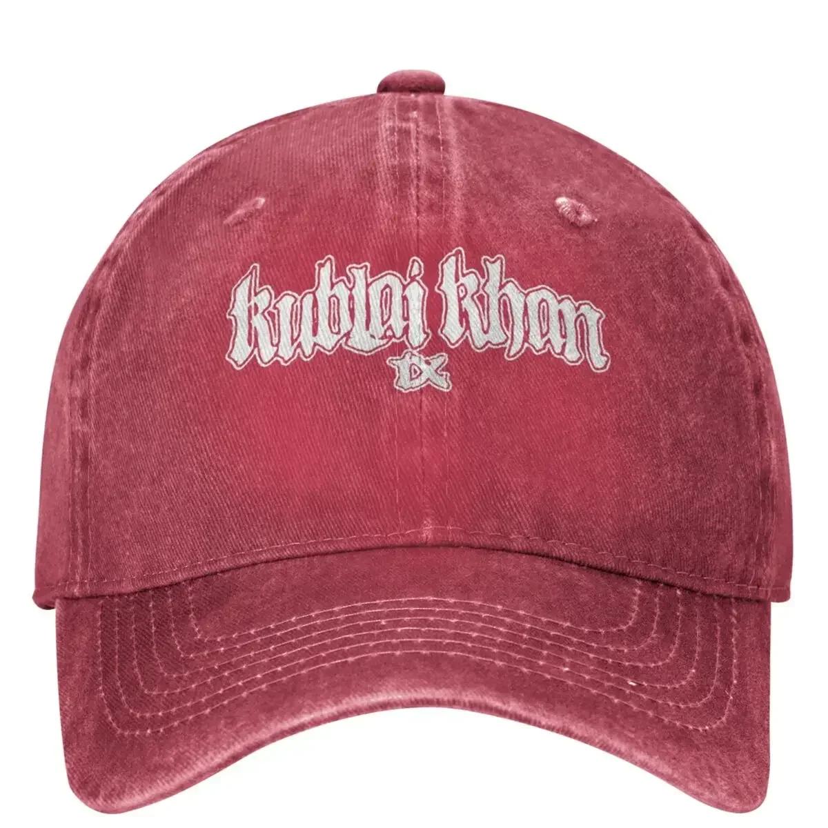 

Kublai Khan TX Baseball Cap Classic Music Band Vintage Unisex Teens Hip Hop Dad Hats Sunscreen Outdoor Gym Baseball Caps Gift Adjustable