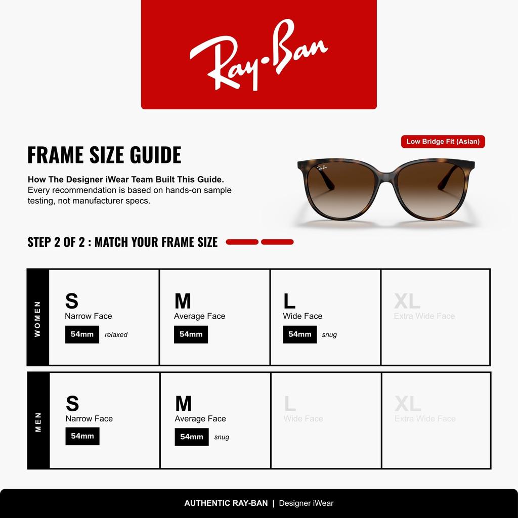 Sonnenbrille RB4378F Asian Fit Ray-Ban