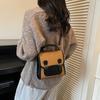 New Textured Retro Backpack Women's Trend Autumn Trendy Messenger Bag Fashionable Portable Small Bag