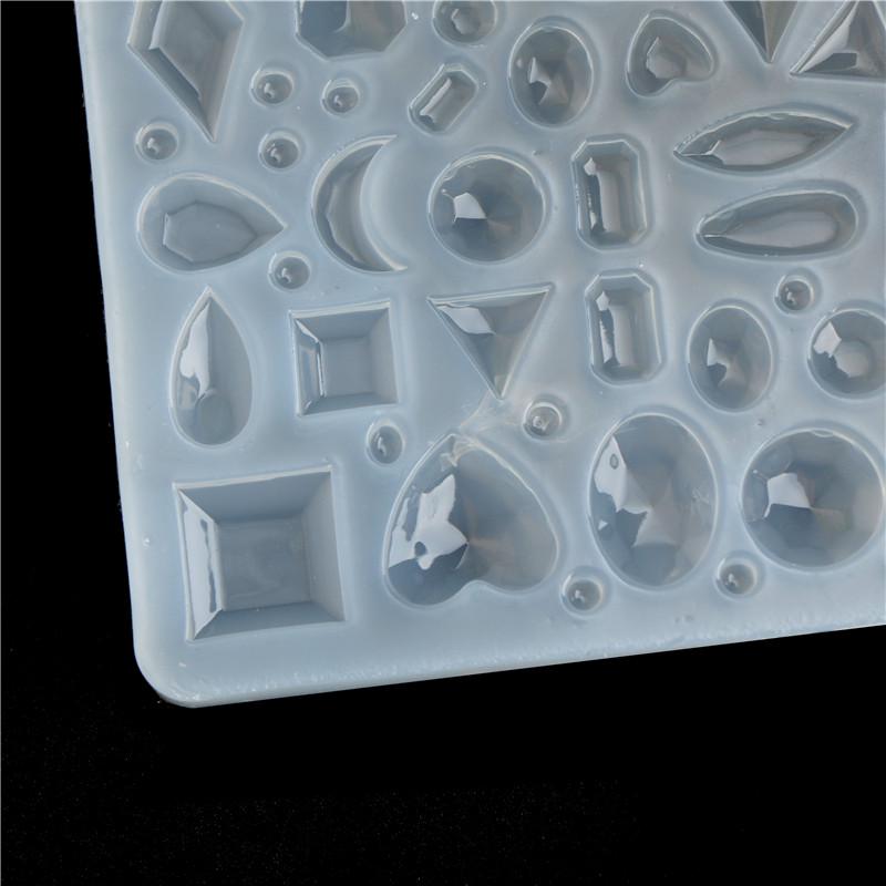 Oval/Heart/Water Droplets Cabochon Semicircle Silicone Mould Epoxy Resin Jewelry