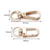 5-10pcs/Lot Lobster Clasp Hooks Spring Buckles Dog Chain Snap Hook Key Ring Swivel Connector Carabiner Handbag Belt Strap Clasp