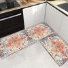 1PC, Retro Bohemian style, kitchen, bathroom, living room ambience decorative carpet mat, washable home decor