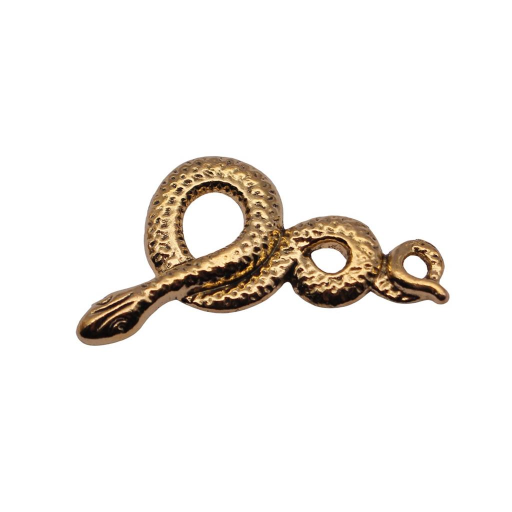 Cobra Snake Charms Antique Bronze Silver Pendants For DIY Bracelet Necklace Jewelry