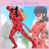 Kostium Cosplay Miraculous Ladybug Dla Dzieci i Dorosłych Idealny na Imprezy Halloweenowe i Bożonarodzeniowe!