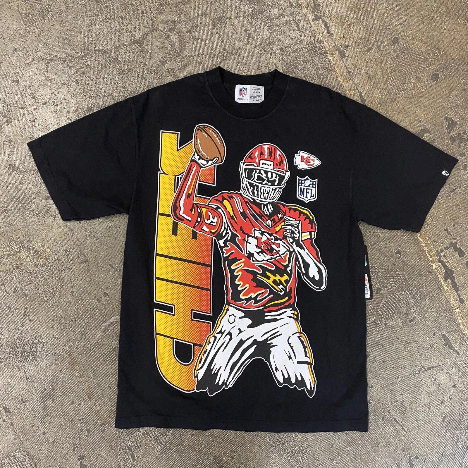 Medium New Black Warren Lotas Kansas City Chiefs NFL T-shirt S