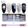 Good Quality Nail Nails Ornaments Print Template Exquisite Pattern Lightweight Detachable