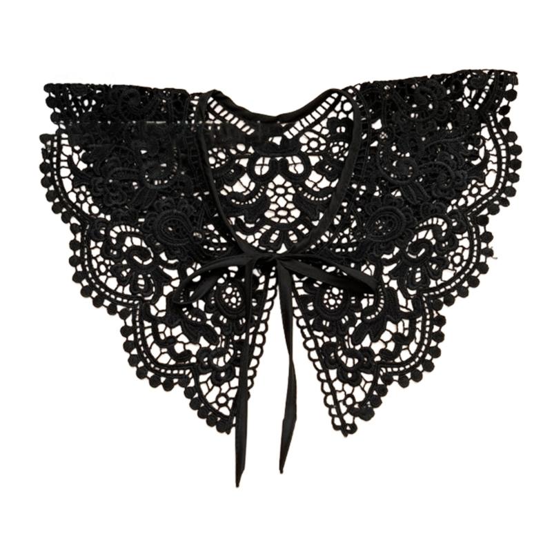 Faux Col Femme Faux Col Dickey Col Col Amovible pour robe Col Brodé Col en Dentelle Col de Pull