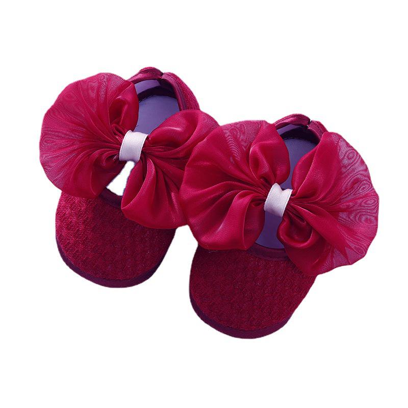 2022 New Soft Sole Princess Baby Shoes for Newborns, 0-1 Year, 3-9 Months