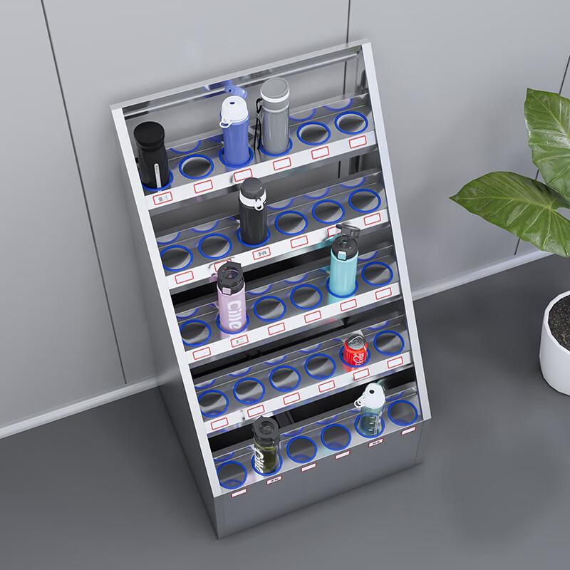 20-Slot 201 Stainless Steel Cup Storage Rack
