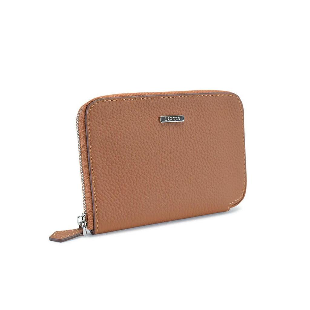 Barcos Shrink Leather One White Women's J-Fold Wallet, Size,