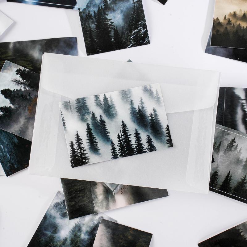 30-Piece Nature Forest Theme Sticker Pack, Versatile Woodland Styles & Crisp Details