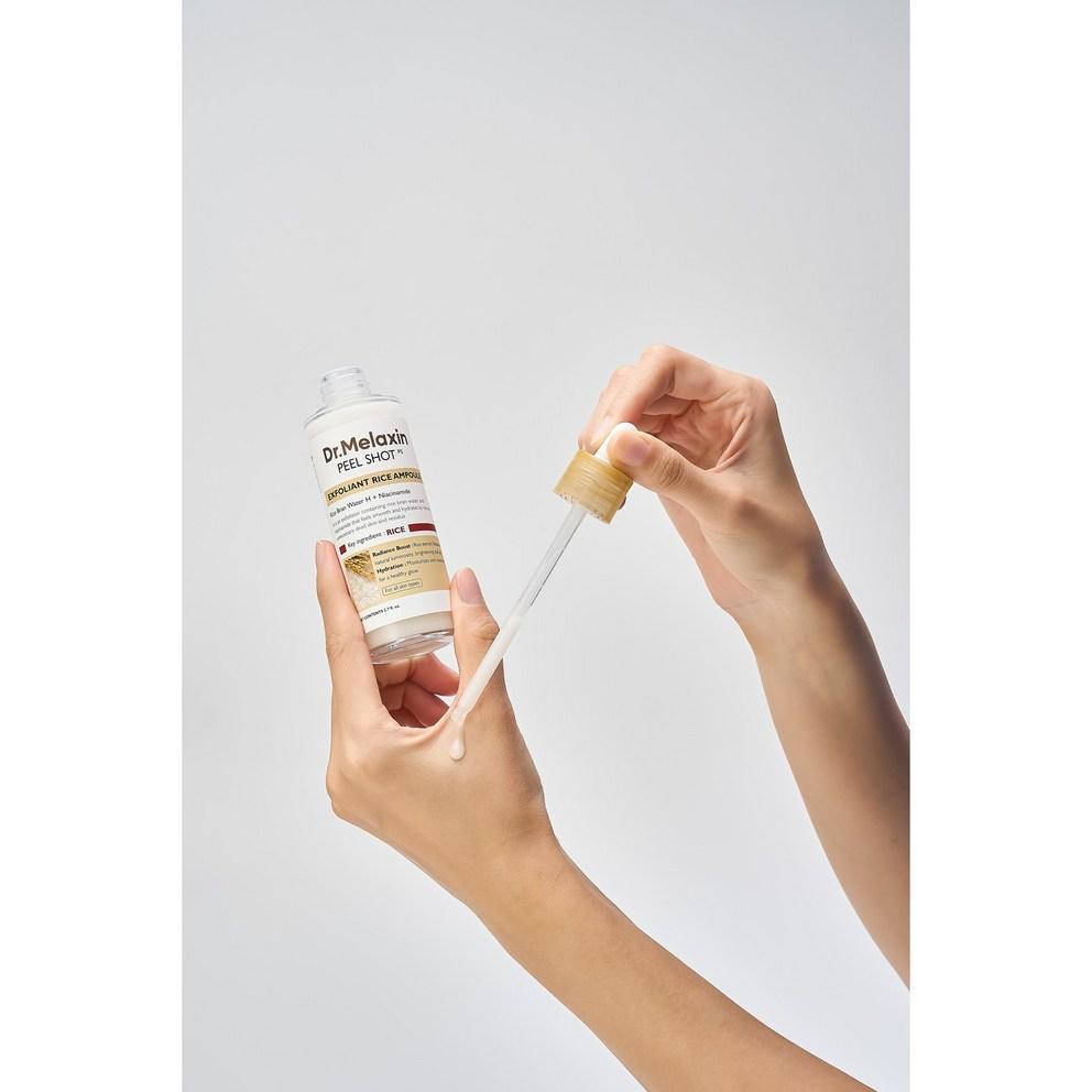 [Dr. Mellaxin] Feel Shot Face Exfoliating Sebum Softener Gommage Rice Ampoule Scrub Peeling Gel, 80ml