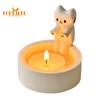 Svícen Rozkošný tvar zahřívacích tlapek pro kočky, Roztomilá kreslená nádoba na svíčku, pro domácí dekoraci