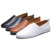 Large size men's casual shoes one pedal first layer cowhide lazy shoes leather shoes 48 yards 49 yards 50 yards