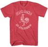 Logotipo Sriracha Em Tudo Camiseta Masculina Vermelha Mesclada Nova