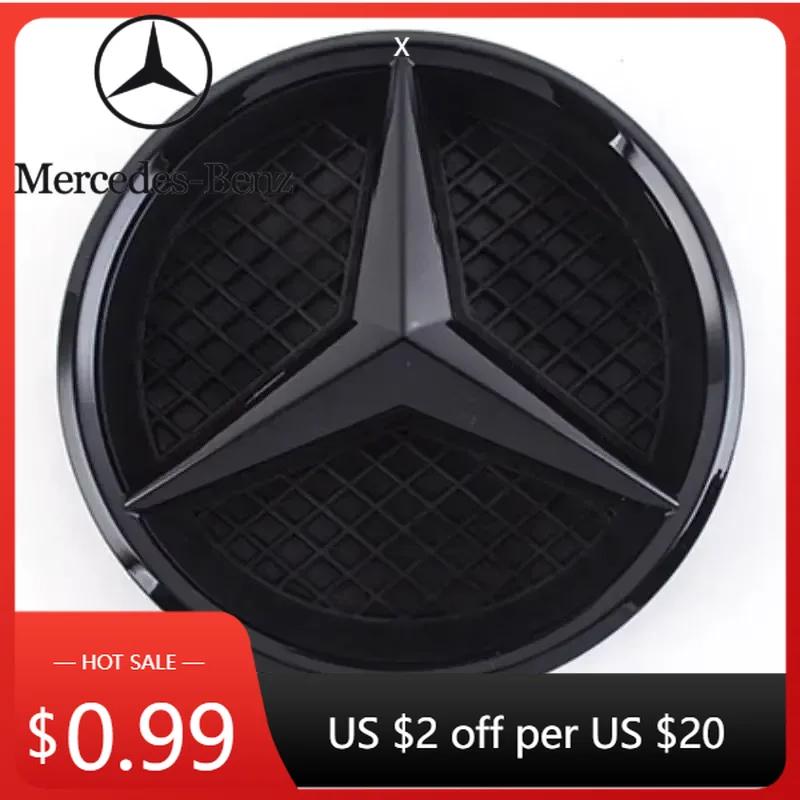 Car Sticker Car Front Logo Emblem Grille Badge for Mercedes Benz W156 W204 W205 W210 W211 W212 W213 C E Class GLA GLK ML GLC GLE