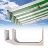 Awning Brackets For Roof Retractable Awning Wall Mounting Replace Parts Iron Standard Manual Square Pipe Outdoor
