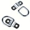 4 Sets Cargo Tie Down Straps Surface Mount D-Ring Fixing Clips Fixing Rings Trailer Suitable for Van Truck Horse Box Boat Rope Car Fastener Clips