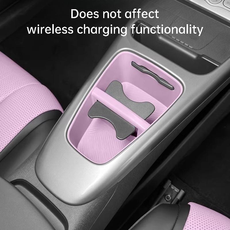 For BYD Dolphin Intelligent Driving Version 2025 Center Console Cup Holder Silicone Pad Anti-slip Storage Mat Car Accessories