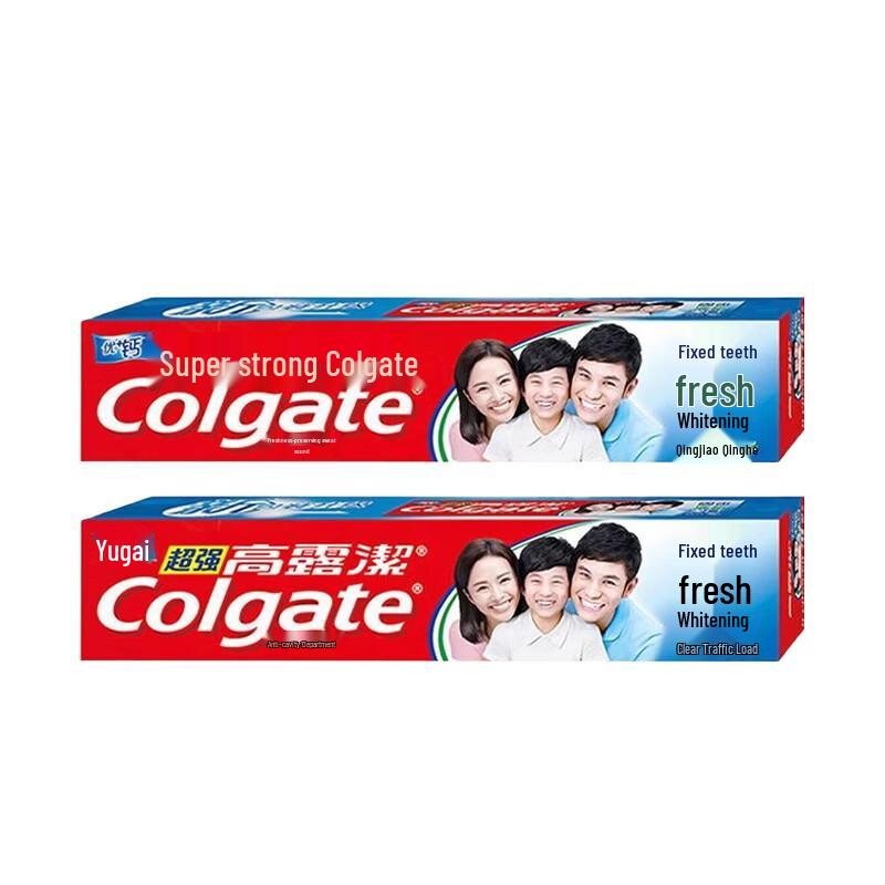 

Colgate Strong Enamel Toothpaste 2-Pack with Wet Wipe