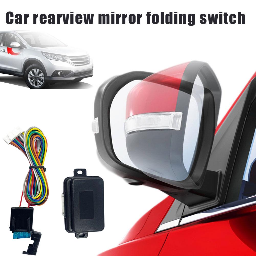 Chytrý automatický ovladač sklopných zrcátek Univerzální spínač pro elektrické sklopné boční zrcátka Modul řízení pro auta Sedany SUV Q6B9