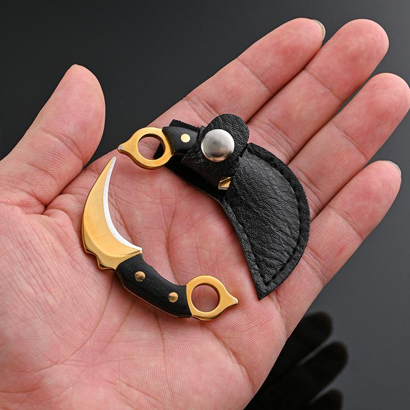 1Pc Keychain, Small Kitchen Knife, Mini Knife, Gift Knife, Courier Knife, Body Knife, Key Knife, Non-folding Knife, Pendant Accessories.