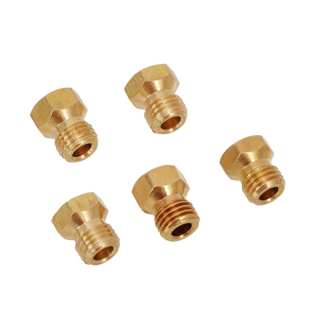 5pcs Metal Convenient And Reliable Stove Burner Set For Stoves Natural Hob LPG Conversion Kits Injectors Set
