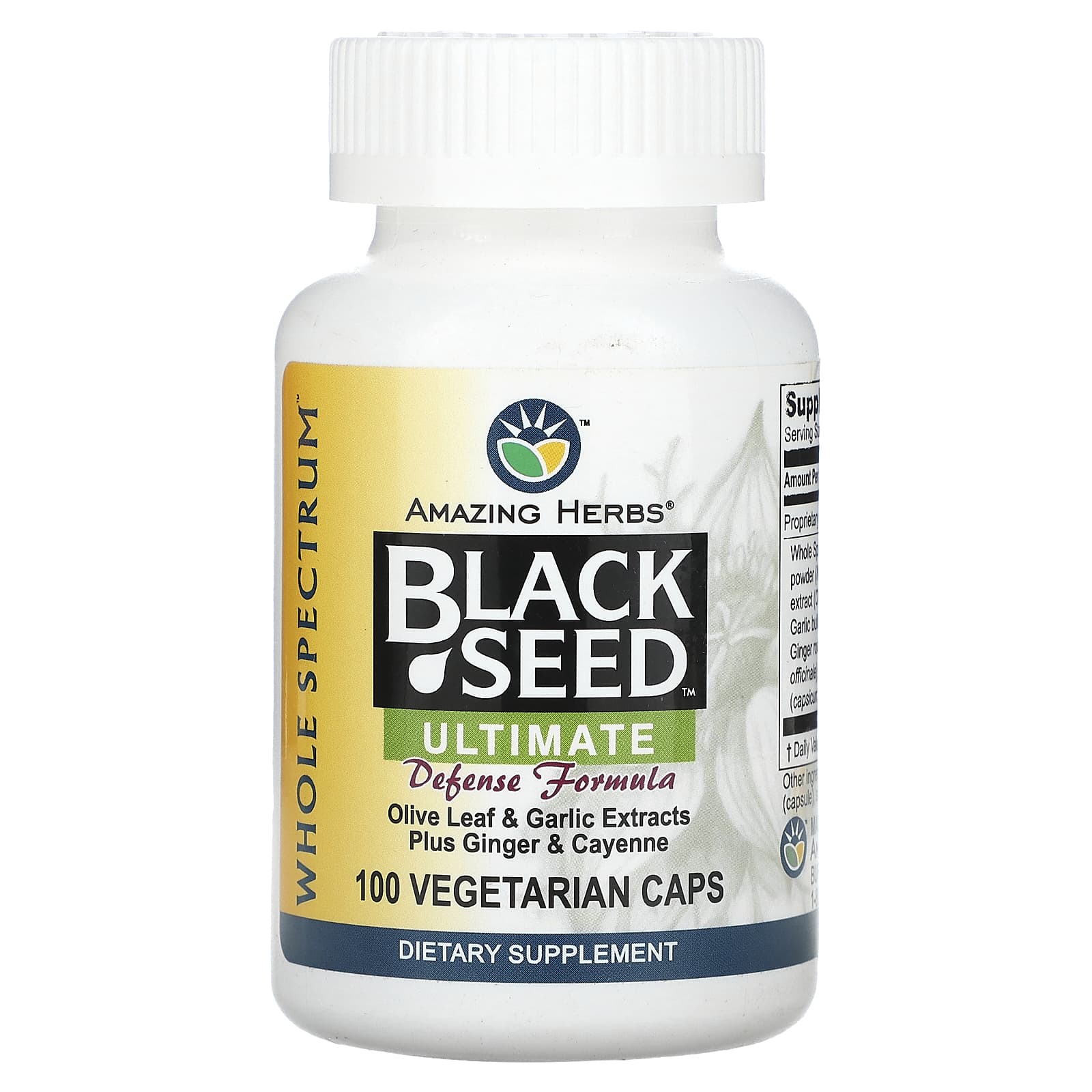 

Black Seed, Ultimate Defense Formula, 100 Veggie Caps