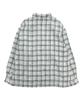 LOSTTOWNSUPPLY Distressed Check Shirt White