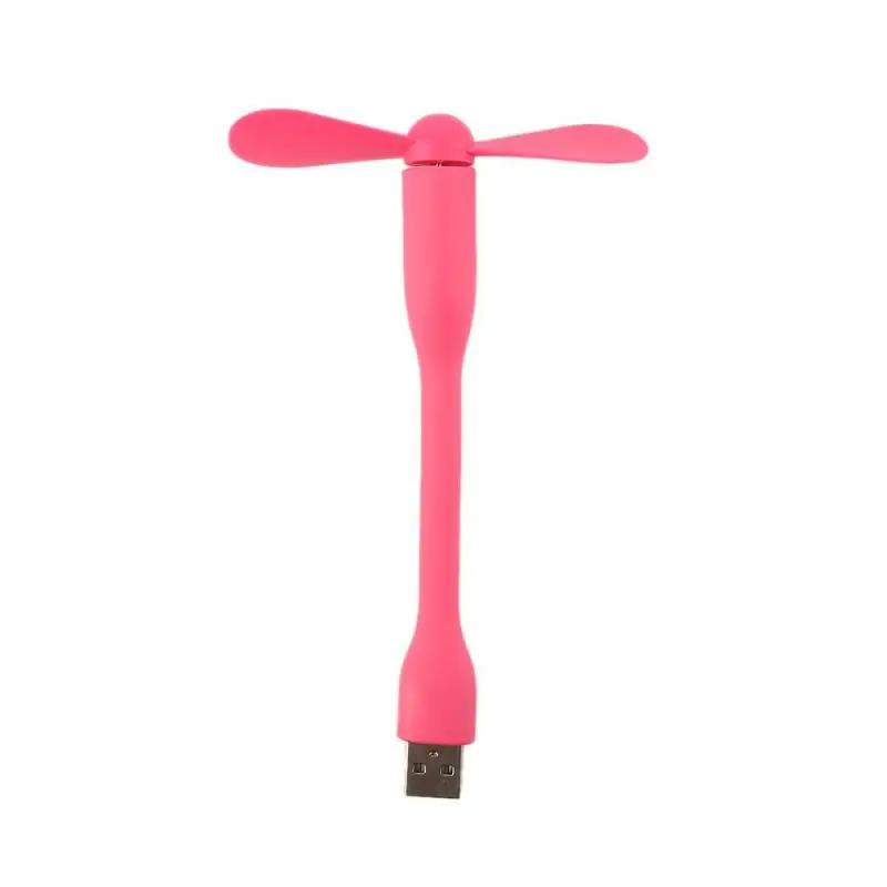Creative USB Fan Flexible Portable Mini Fan and USB LED Light Lamp For Power Bank & Notebook & Computer Summer Gadget New