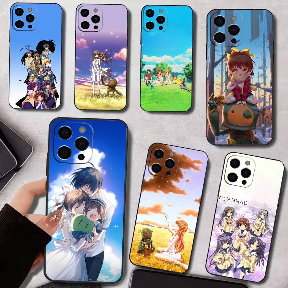 C-Clannad The cutest Anime Phone Case Silicone Soft For IPhone 17 16 15 14 13 12 11 X XR Plus Pro Max Plus