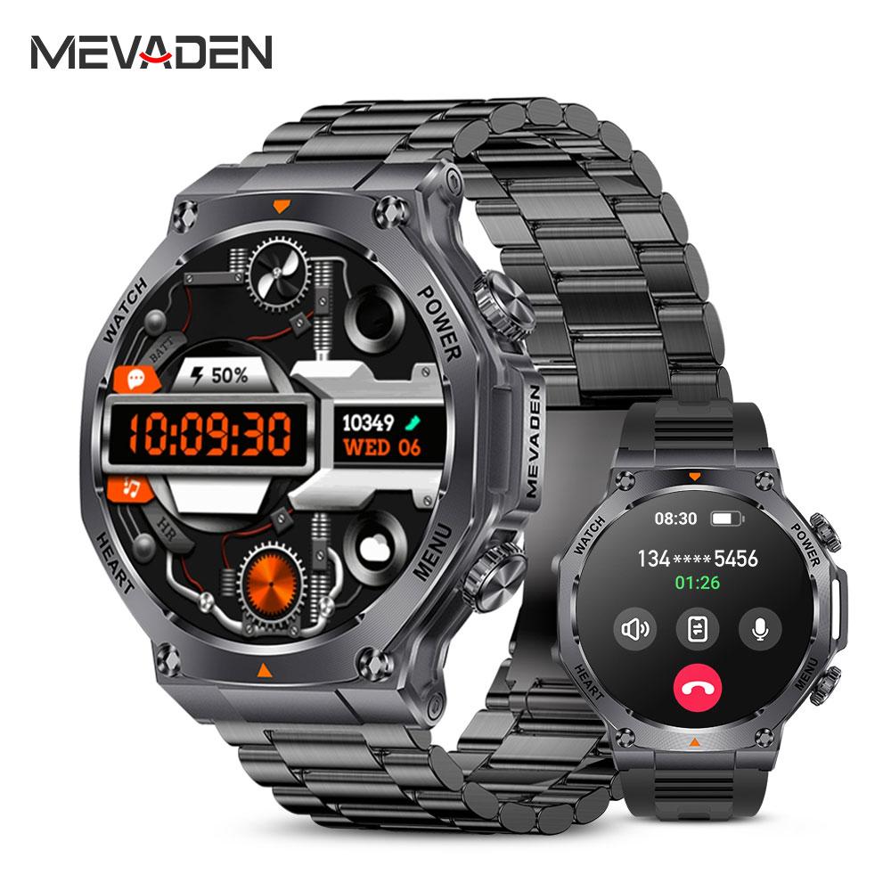 MEVADEN Nieuwe 1,7 inch Scherm Bluetooth Bellen Smartwatch 800mAh Heren Sport Tracker Gezondheidsmonitor Smartwatch Voor Android ios kopen vanaf een prijs van 26