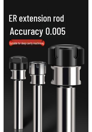 ER16 CNC-Bohrfutter mit 20mm verlängerter Stange für Fräsen, Spannzangenadapter Schaft 8