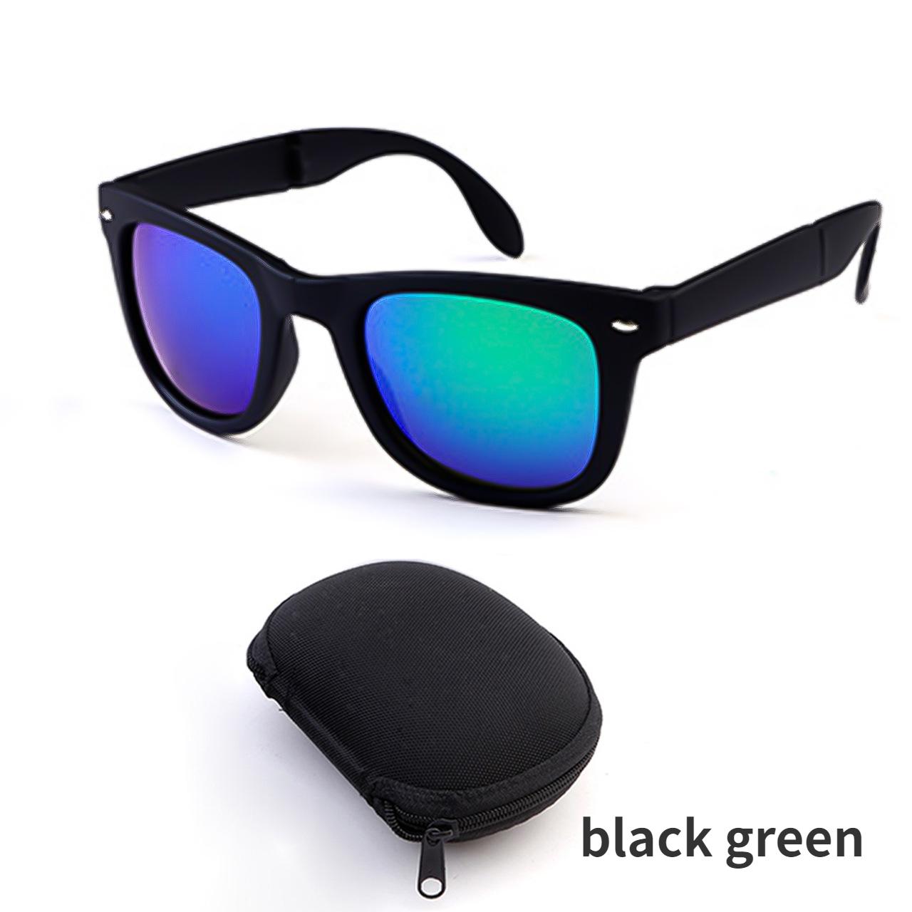 

Новые складные солнцезащитные очки для женщин, роскошные очки в маленькой оправе, мужские дизайнерские очки для путешествий Gafas, красочные UV400, уличные очки с коробкой As picture shown