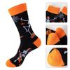 Halloween Socks with Scary Skulls, Vampire Teeth, and Pumpkin Faces Charm Designing Woman Man Autumn Winter Socks