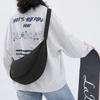 New Simple and Casual Solid Color Nylon Large Capacity Men Women's Dumpling Bag Shoulder Bag for Travel and Commuting Unisex Hobo Bags