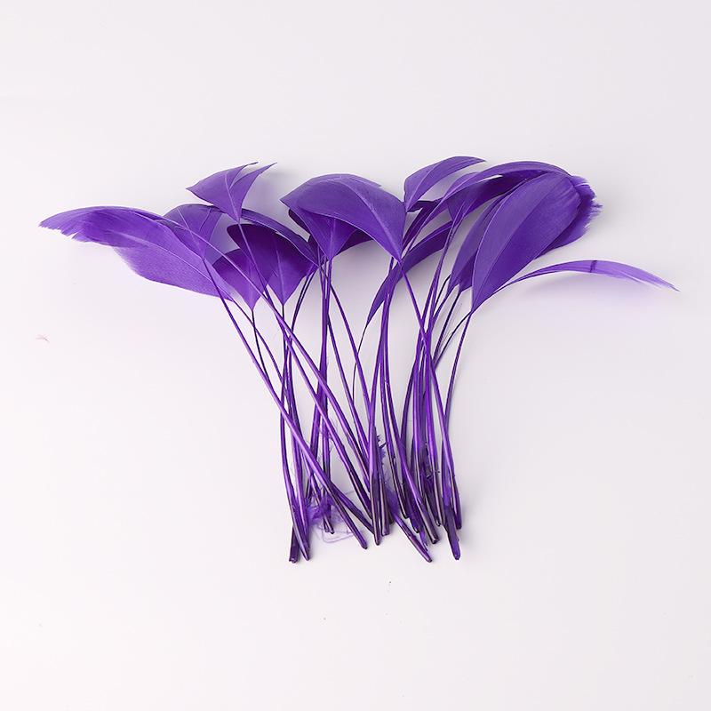 50Pcs22 Colors Optional Diy Handmade Feather Color Torn Large Floating Feather Goose Feather Jewelry Accessories Craft Decoration Materials