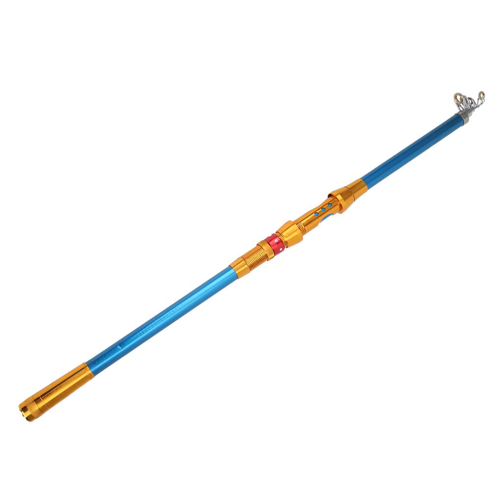 1.8m Fishing Pole Outdoor Fiberglass Telescopic Casting Fishing Rod with Metal Reel Seat