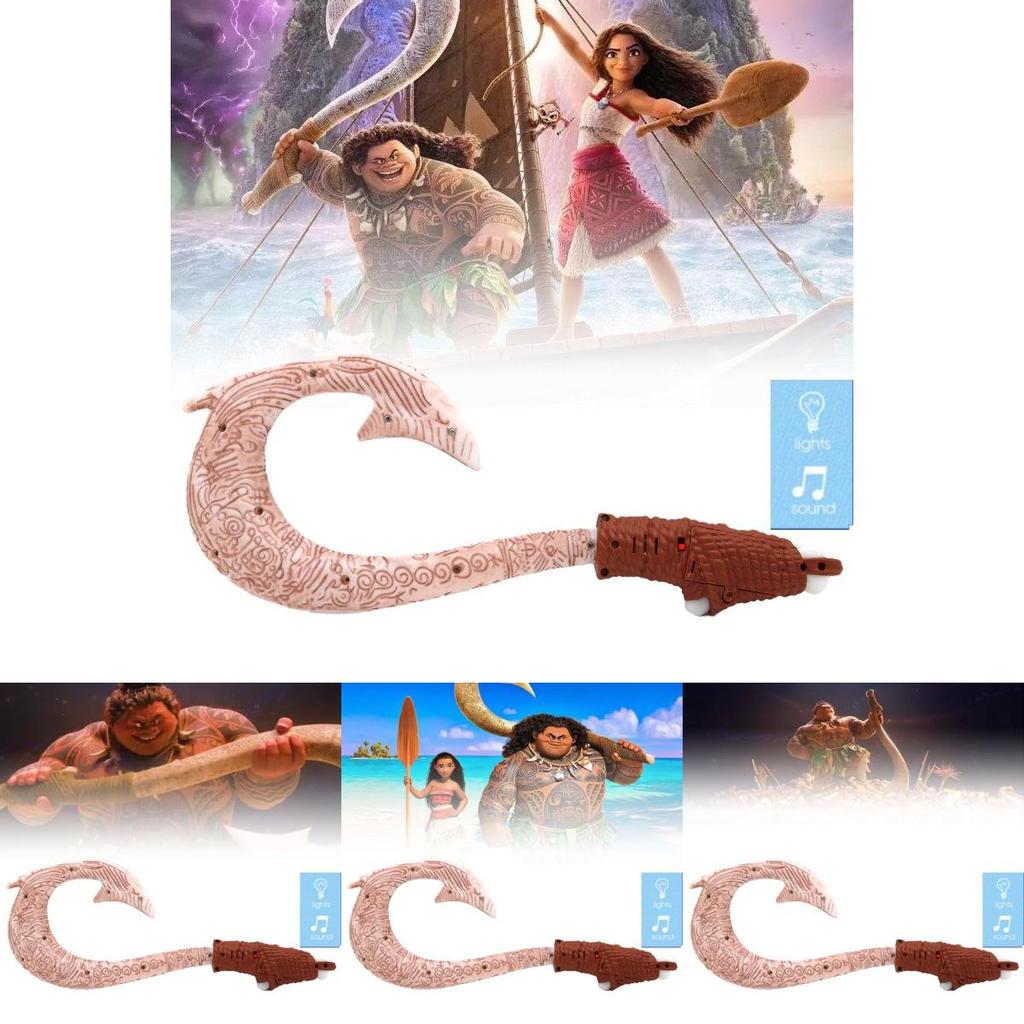 Colorful Maui Fish Hook Fun Toy For Children Featuring Music And Lights