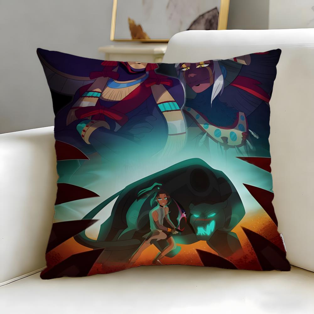 Anime Onyx Equinox Cushion Cover Soft  EasyWash Pillow Case  Versatile for Couch Bed Travel and Office