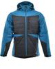 Men's hybrid winter softshell insulated work jacket - Comfort Winter SARA S Petrol-Black