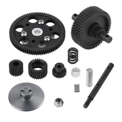 Metal Accessory Center Gearbox Straight Gears Set for SCX10 RC Model Car
