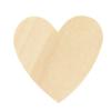 Wooden Hearts - Mixed - Assorted Sizes 1.5 Cm, 2.5 Cm, 3.5 Cm - Beige Color - Natural Wood