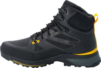 Hiking Shoes Jack Wolfskin Force Trekker Texapore Mid (4048602) Black/burly Yellow XT